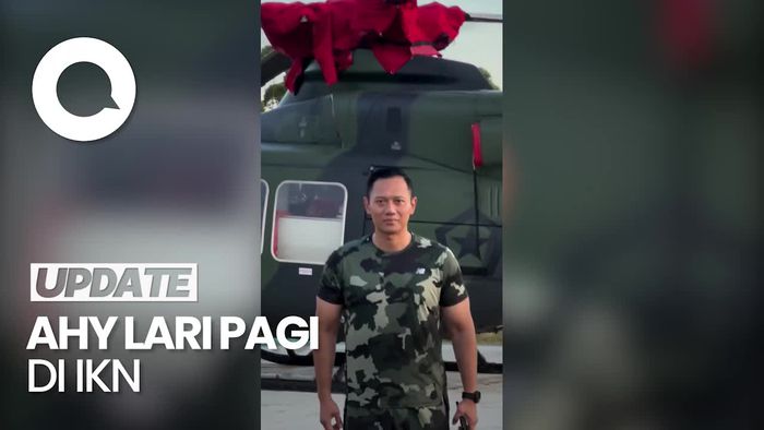Potret AHY Lari Pagi di IKN: Project Kebanggaan Kita