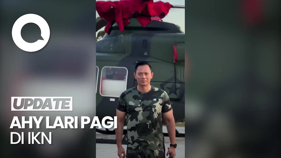 Potret AHY Lari Pagi di IKN: Project Kebanggaan Kita