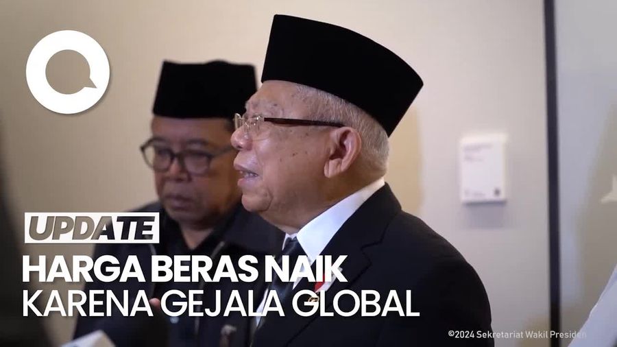 Wapres Maruf Akui Pengendalian Harga Beras Tidak Mudah