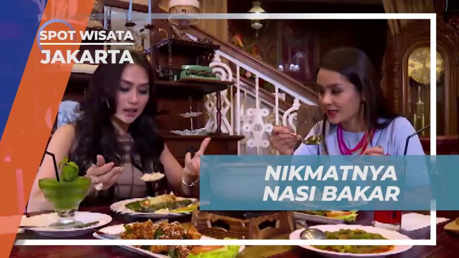 Menikmati Kelezatan Nasi Bakar Dipadu Dengan Ikan Asin dan Daun Singkong, Jakarta
