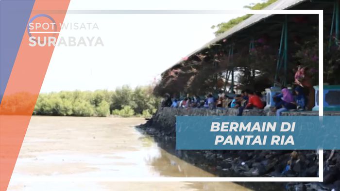 Serunya Bersantai sambil Bermain Air di Pantai Ria Kenjeran, Surabaya