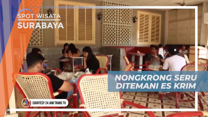 Nongkrong Seru di Kedai Es Krim Legendaris Sejak Jaman Belanda, Surabaya