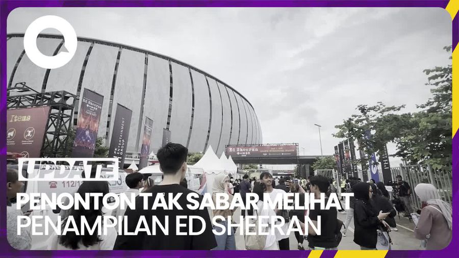 Antusiasme Fans Jelang Konser Ed Sheeran di Jakarta Malam Ini