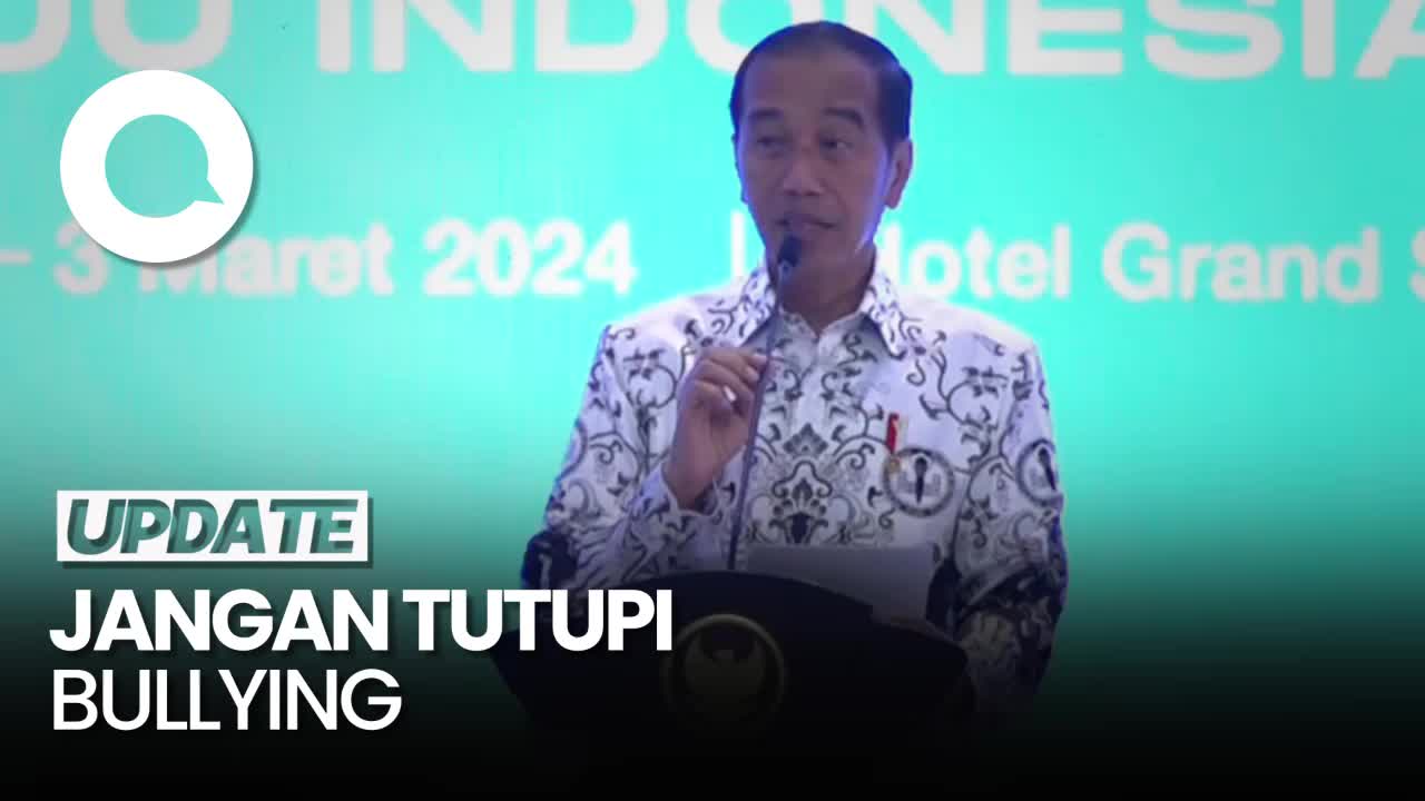 Jokowi Minta Sekolah Tak Tutup Tutupi Kasus Bullying Siswa