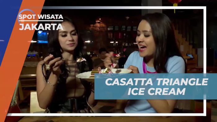 Cassata Ice Cream, Dessert Segar Dengan Whipe Cream, Jakarta