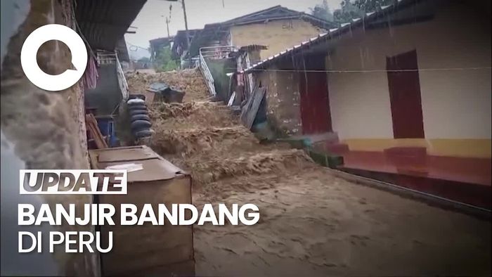 Banjir Bandang Terjang Kota Piura di Peru Utara