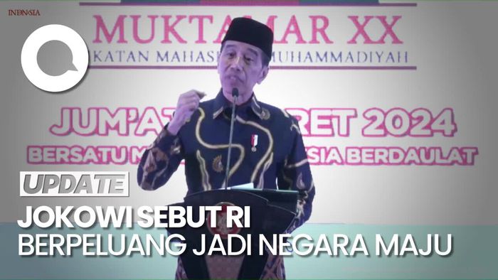Jokowi: RI Berpeluang Jadi Negara Maju Dalam 3 Periode ke Depan