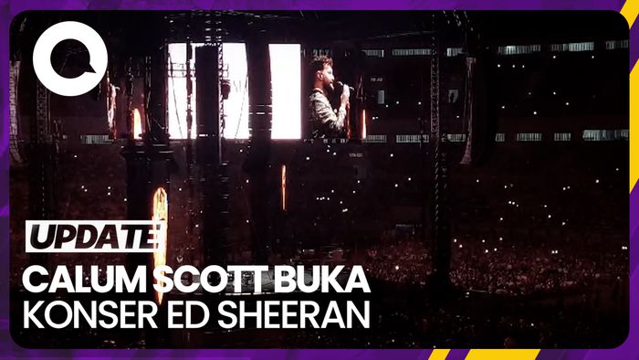 Jadi Special Guest, Calum Scott Bius Penonton di Konser Ed Sheeran