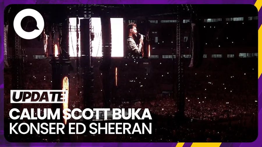 Jadi Special Guest, Calum Scott Bius Penonton di Konser Ed Sheeran