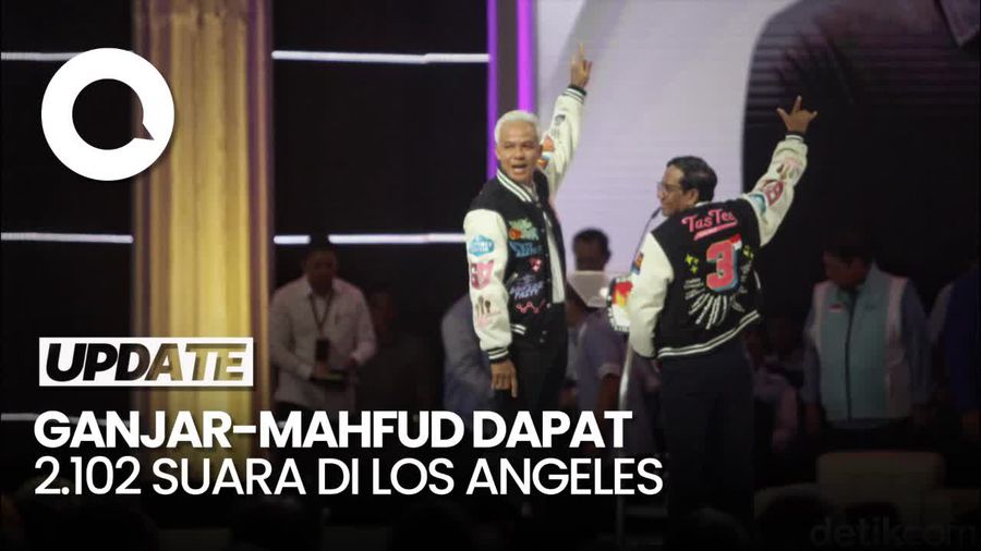 Ganjar-Mahfud Unggul di PPLN Los Angeles California, Dapat 2.102 Suara