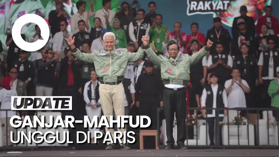 Rekapitulasi Nasional Pemilu 2024: Ganjar-Mahfud Unggul di Paris