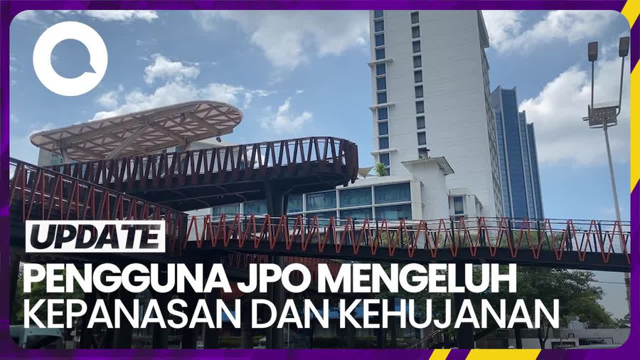 Ragam Tanggapan Warga Soal JPO Tanpa Atap