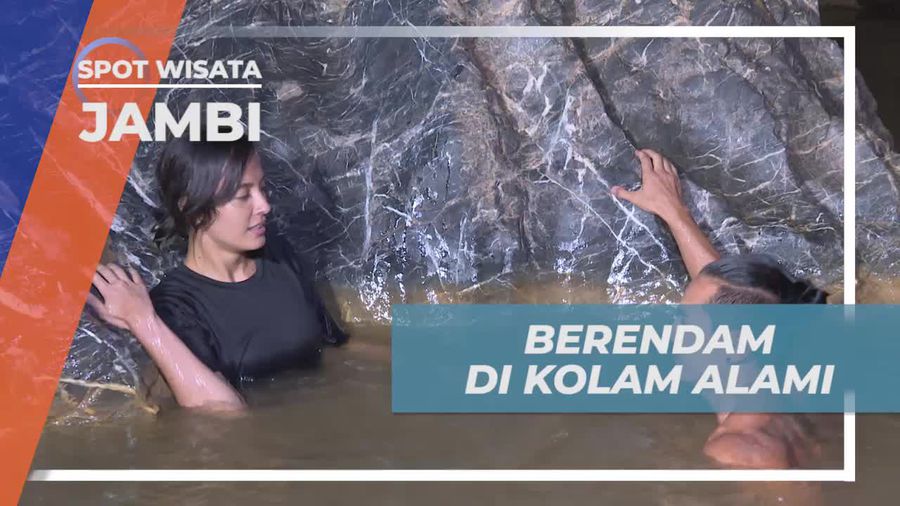 Merasakan Sensasi Berendam di Kolam Alami Goa Sengering Jambi
