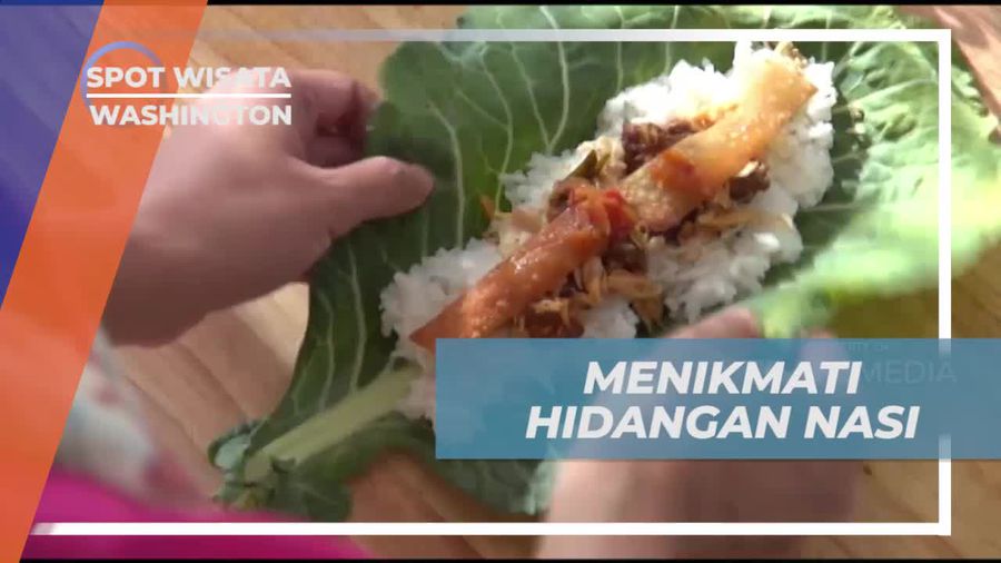 Mencicipi Kelezatan Nasi Berbalut Daun Swiss Chard Dengan Lauk dan Bumbu Istimewa, Washington