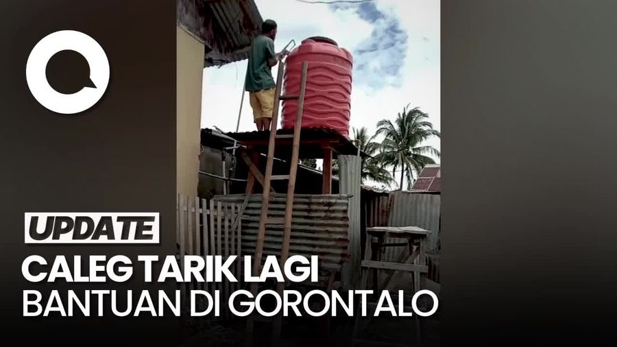 Suaranya Rendah, Caleg Hanura di Gorontalo Tarik Bantuan Tandon Air