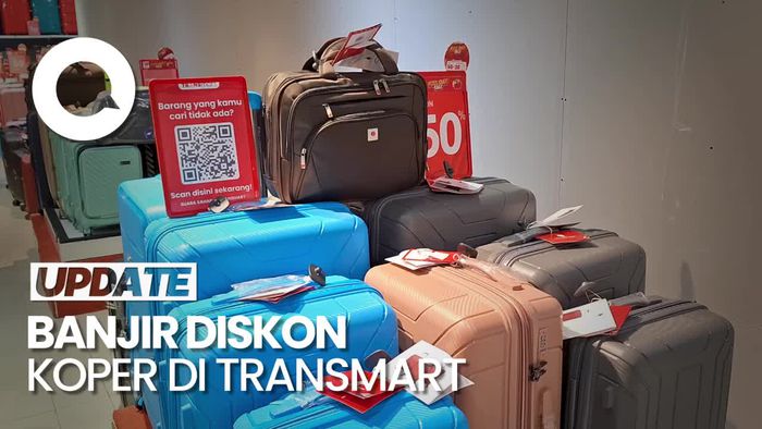 Persiapan Mudik, Harga Koper di Transmart Murah Banget!