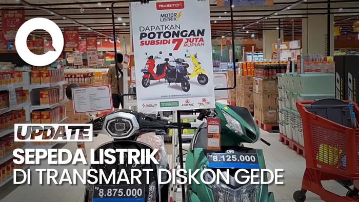 Beli Sepeda Listrik di Transmart Bisa Hemat Sampai Rp 2 Juta