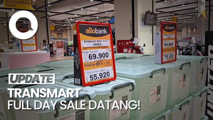 Awal Bulan Makin Irit dengan Belanja di Transmart Full Day Sale