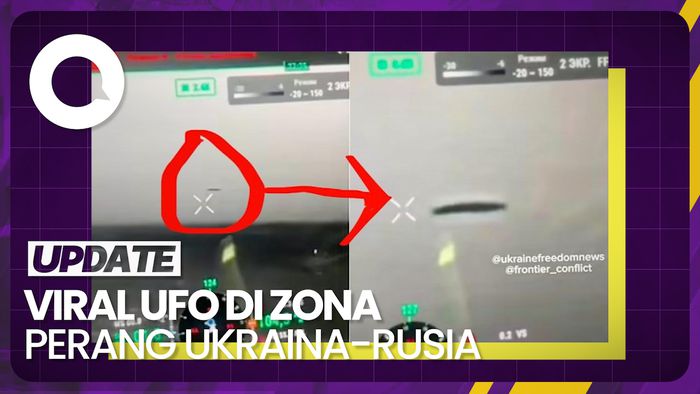Heboh Penampakan Diduga UFO di Zona Perang Ukraina-Rusia