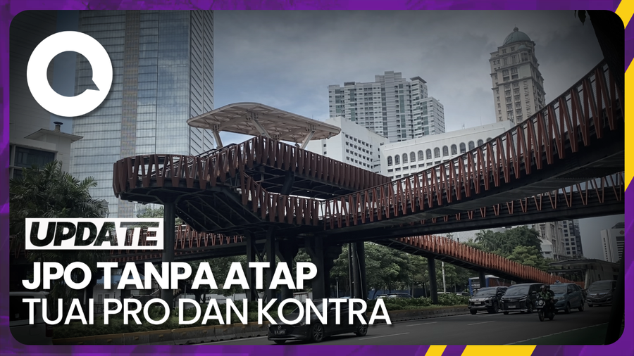 Sisi Positif dan Negatif Penggunaan JPO Tanpa Atap