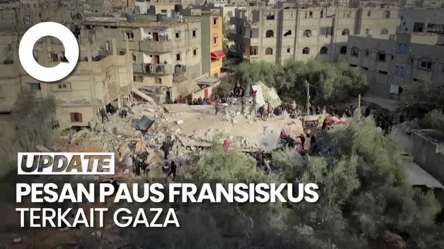 Paus Fransiskus Serukan Gencatan Senjata Segera di Gaza