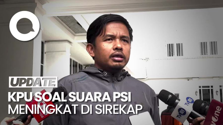Suara PSI Meningkat di Sirekap, KPU: Hasil Resminya Nanti