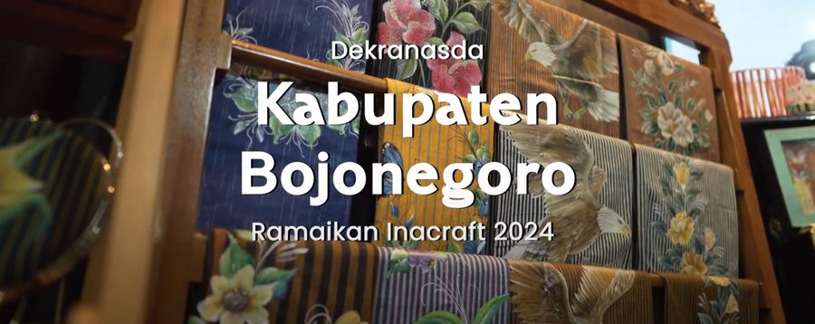 Dekranasda Kabupaten Bojonegoro Ramaikan Inacraft 2024