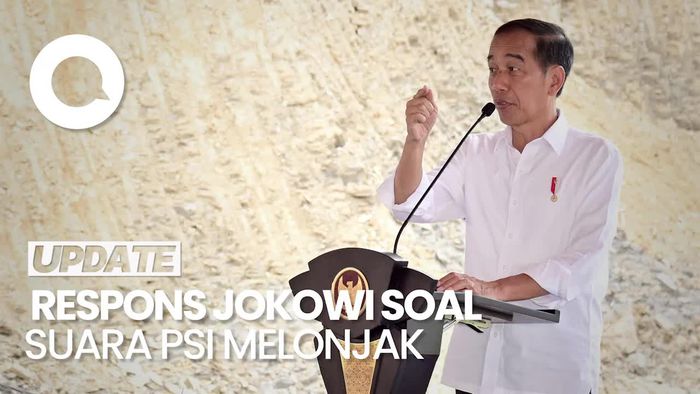 Jokowi soal Suara PSI Melonjak di Sirekap: Tanyakan ke KPU