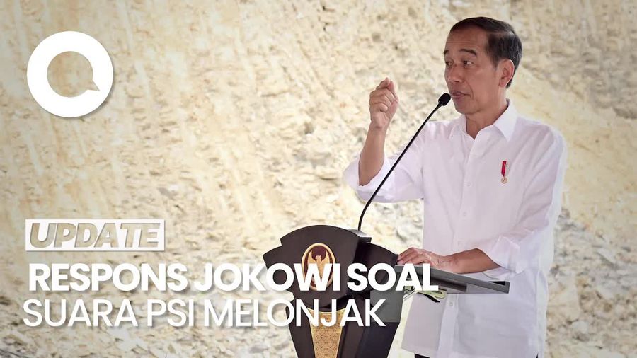 Jokowi soal Suara PSI Melonjak di Sirekap: Tanyakan ke KPU