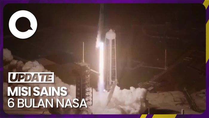 SpaceX Luncurkan Awak ke Orbit Bumi untuk Misi Sains 6 Bulan