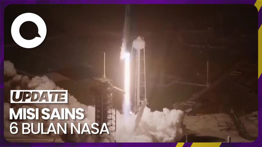 SpaceX Luncurkan Awak ke Orbit Bumi untuk Misi Sains 6 Bulan