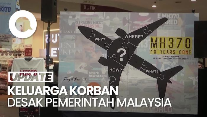 10 Tahun Hilangnya Pesawat MH370, Keluarga Desak Pencarian Dilanjutkan