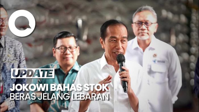 Jokowi Pastikan Stok Beras Tidak Ada Masalah Jelang Lebaran