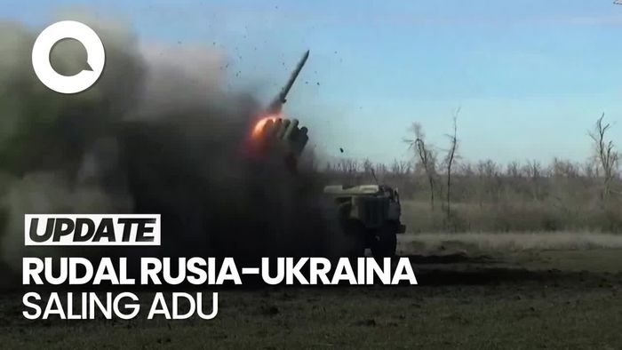 Momen Saling Adu Rudal Rusia-Ukraina
