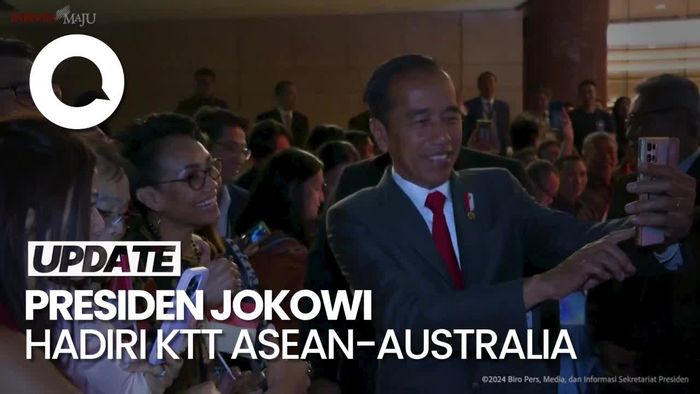 Momen WNI Sambut Antusias Kedatangan Presiden Jokowi di Melbourne
