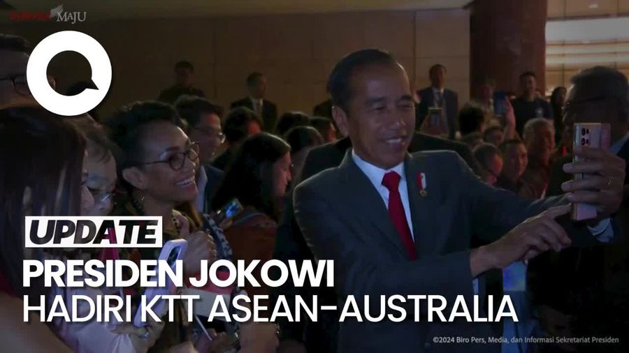 Momen WNI Sambut Antusias Kedatangan Presiden Jokowi di Melbourne