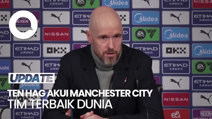 MU Tumbang di Derby Manchester, Ten Hag: Man City Tim Terbaik di Dunia