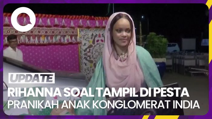 Kesan Rihanna Seusai Tampil di Pesta Pranikah Anak Konglomerat India