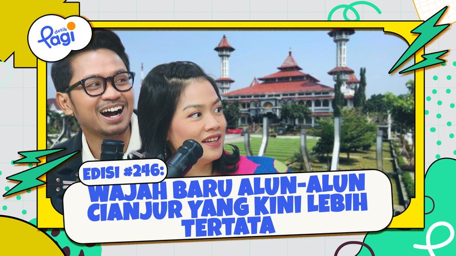 Wajah Baru Alun-alun Cianjur yang Kini Lebih Tertata
