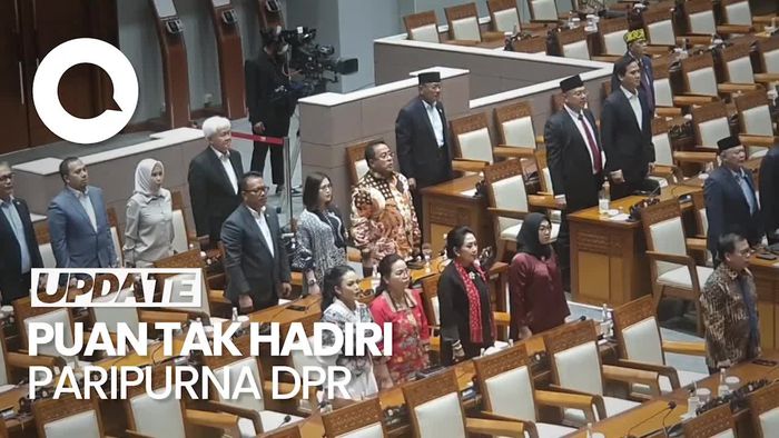 Kunker ke Prancis, Puan Absen Rapat Paripurna DPR Pembukaan Masa Sidang