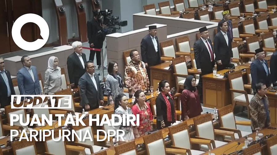 Kunker ke Prancis, Puan Absen Rapat Paripurna DPR Pembukaan Masa Sidang