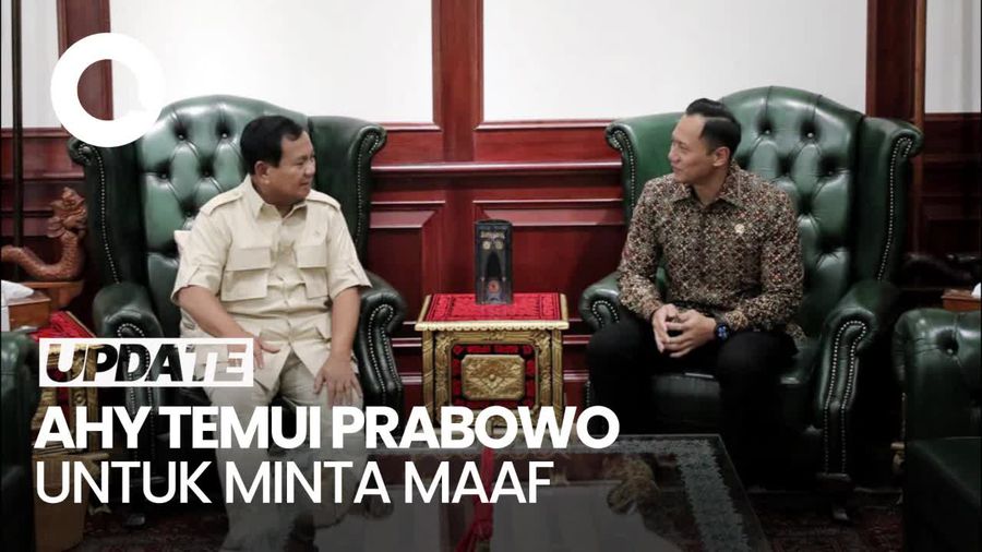 AHY Minta Maaf ke Prabowo Tak Hadiri Penobatan Jenderal Kehormatan