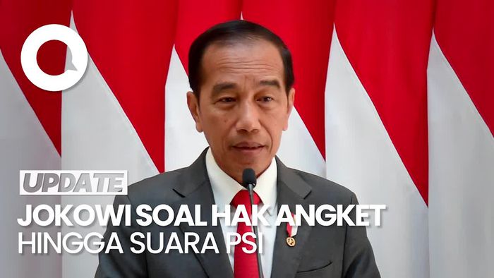 Kala Jokowi Respons Wacana Hak Angket-Suara PSI Melonjak