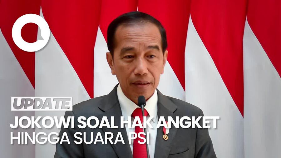 Kala Jokowi Respons Wacana Hak Angket-Suara PSI Melonjak
