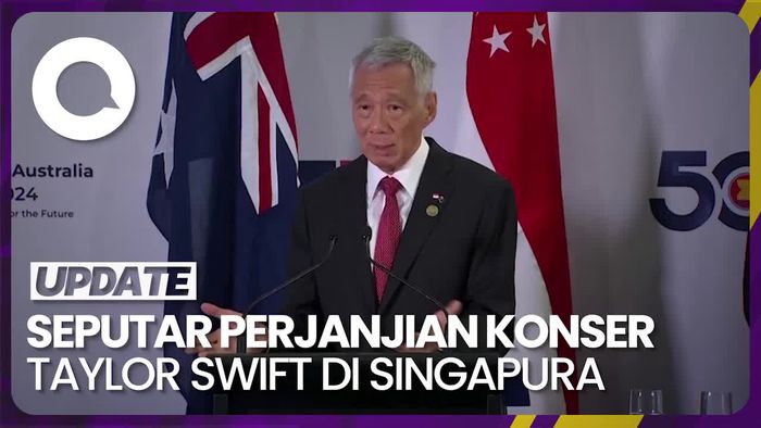 PM Singapura Bicara soal Negosiasi Perjanjian Konser Taylor Swift