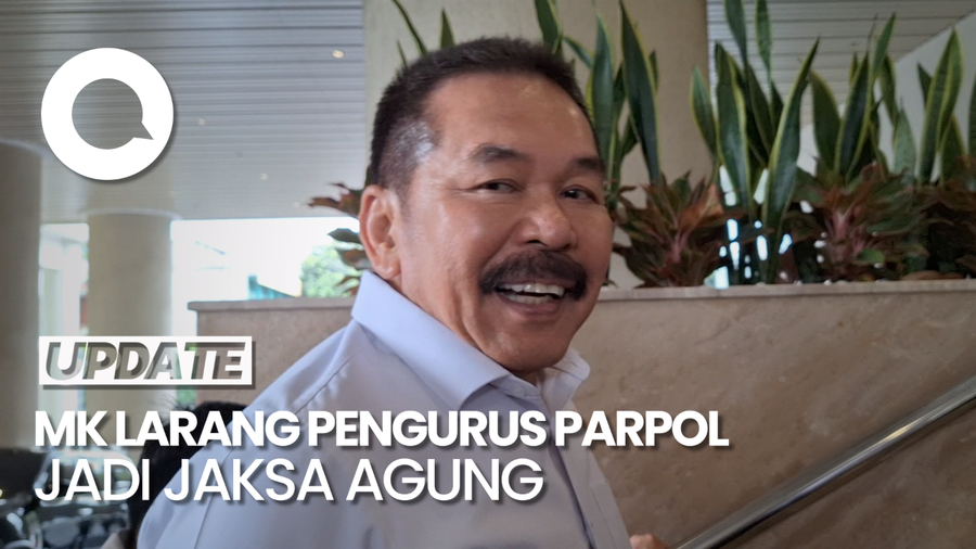 Respons ST Burhanuddin soal MK Larang Pengurus Parpol Jadi Jaksa Agung