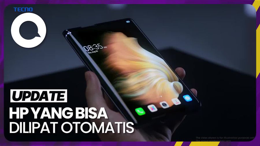 Tecno Pamer Teknologi HP Gulung Miliknya