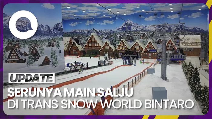 Libur Panjang Pekan Ini, Asyiknya Main Salju di Trans Snow World Bintaro