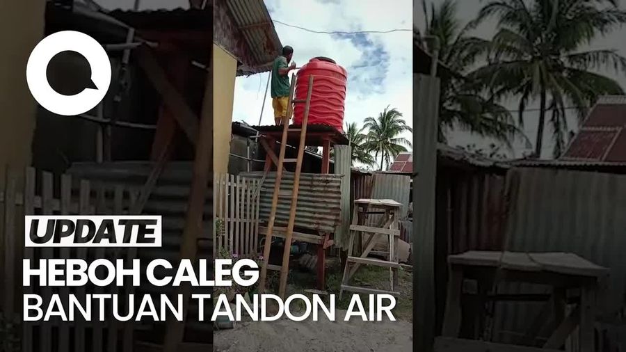 Caleg Hanura Gorontalo Bantah Tarik Bantuan Tandon Air Gegara Kalah Suara