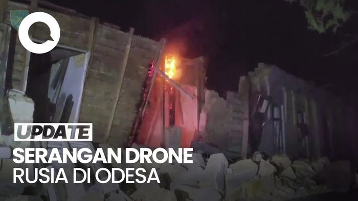 Penampakan Odesa Porak-poranda Imbas Serangan Drone Ukraina